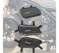 WOOGA borsa laterale modificata per moto borsa laterale a triangolo impermeabile borsa rigida a conchiglia 3.5 Gal (1.5 L) per Ho&nda REBEL CMX 250 CMX 300 CMX500 CMX 1100 (1 paio di borse)