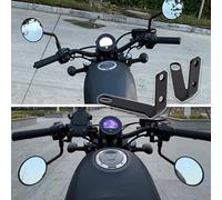 WOOGA specchietto retrovisore moto staffa verso il basso manubrio vista posteriore specchietto laterale kit avanti per Ho&nda Rebel CMX 250 CMX 300 CMX 500 Accessories 2017-2024