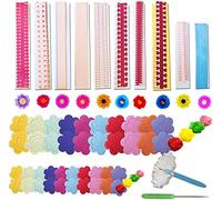 Woohome 143 Pz Carta Quilling Kit Quilling Carta Fiore 12 Stile Fiori di Carta Paper Quilling Craft Kit Quilling Strisce di Carta per Creazioni Artigianali, Scrapbooking