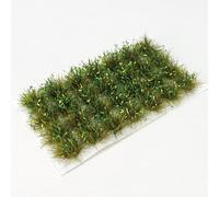 Woohome 32 Pz Ciuffo di Erba Statica Erba Statica Ciuffo, Albero Modello Erba Sacchetto Lichene Verde per La Ferrovia Del Paesaggio Del Treno