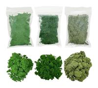 Woohome Alberi Modello, 3 Colori Polvere D'albero Miniatura Alberi Treno Kit Materiale di Base per Scenari Modello Alberi per Fai da Te Paesaggio Décor