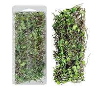 Woohome Modello Scenario per Foglie Simulazione, Foglie in Miniatura Realistiche per Il Layout del Paesaggio del Diorama del Giardino Delle Fate Della Ferrovia Fai Da Te - Colore Chiaro