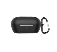 Wookfiss Compatibile Con la Custodia in Silicone Sony WF-C710N, Custodia in Silicone Auricolare Bluetooth tinta Unita Auricolare Bluetooth Accessori Per la Protezione divisa-Nero.