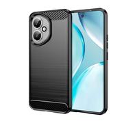 Wookfiss Cover per Honor 400 Custodia, [Fibra di Carbonio] Morbido TPU Custodia, Anti Scivolo Anti Antiurto Case -Nero