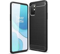 Wookfiss Cover per Huawei P50 PRO Silicone Custodia,TPU Design in Fibra di Carbonio Originale Custodia Nero Cover,Antiurto Antigraffi Sottile