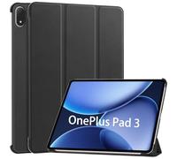 Wookfiss Custodia per OnePlus Pad 3 Cover, Slim Stand Cover Protettiva Shell con Auto Svegliati/Sonno, con Funzione di Supporto, Nero