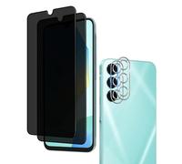 Wookfiss Privacy Vetro Temperato per Samsung Galaxy A16 5G/4G, 2 Pezzi Pellicola Protettiva e 2 Pezzi Pellicola Fotocamera, Durezza 9H, Anti Graffio Film compatibile con Galaxy A16 5G/4G