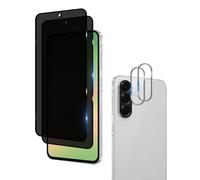 Wookfiss Privacy Vetro Temperato per Samsung Galaxy A36 5G/ A56 5G, 2 Pezzi Pellicola Protettiva e 2 Pezzi Pellicola Fotocamera, Durezza 9H, Anti Graffio Film compatibile con Galaxy A36 5G/ A56 5G