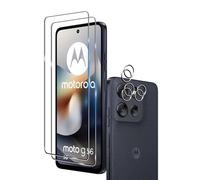 Wookfiss Vetro Temperato per Motorola Moto G56 5G, 2 Pezzi Pellicola Protettiva e 2 Pezzi Pellicola Fotocamera, Anti Graffio, Senza Bolle, Durezza 9H, Ultra Trasparente, Ultra Resistente