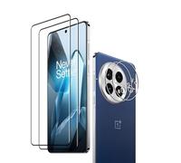Wookfiss Vetro Temperato per OnePlus 13, 2 Pezzi 3D Pellicola Protettiva+ 2 Pezzi Pellicola Fotocamera, Protettiva Anti Graffi HD Trasparenza Protettiva Film for OnePlus 13
