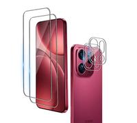 Wookfiss Vetro Temperato per OPPO find X9 Pro, 2 Pezzi Pellicola Protettiva e 2 Pezzi Pellicola Fotocamera, Anti Graffio, Senza Bolle, Durezza 9H, Ultra Trasparente, Ultra Resistente