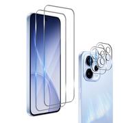 Wookfiss Vetro Temperato per OPPO Reno 15 F/15F/15 FS 5G, 2 Pezzi Pellicola Protettiva e 2 Pezzi Pellicola Fotocamera, Anti Graffio, Senza Bolle, Durezza 9H, Ultra Trasparente, Ultra Resistente