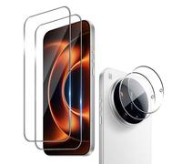 Wookfiss Vetro Temperato per Xiaomi 17 Ultra, 2 Pezzi Pellicola Protettiva e 2 Pezzi Pellicola Fotocamera, Anti Graffio, Senza Bolle, Durezza 9H, Ultra Trasparente, Ultra Resistente
