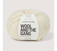 Wool and the Gang, Lil' Crazy Sexy lana, bianco avorio, 100 g, grosso
