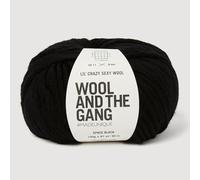 Wool and the Gang, Lil' Crazy Sexy lana, Space Black, 100 g, Chunky