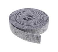 Wool Felt Ribbon for DIY Crafts Patchwork Decoration Appliques And Decorative Patches Material Bowknot Christmas Tree Wreaths Ribbon 3 x 500CM (Grey)