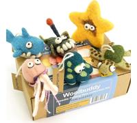 Woolbuddy Kit per infeltrimento ad ago, kit per infeltrimento con animali marini per principianti, adulti e bambini, artigianato per adulti, fai da te, forniture per infeltrimento ad ago incluse,