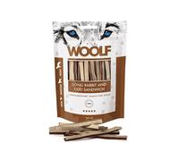 WOOLF Long Rabbit And Cod Sandwich 100g strisce di coniglio con merluzzo