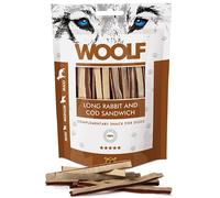 Woolf - Strisce di Sandwich al Coniglio e Merluzzo da 100g