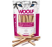 WOOLF Long Duck And Cod Sandwich 100g strisce con anatra e merluzzo