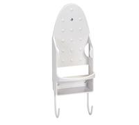 Woolite Organizer da parete per ferro e asse da stiro | Dimensioni: 17,5 cm di lunghezza x 2,5 cm di larghezza x 13 cm di altezza | resistente al calore | si adatta alla maggior parte dei ferri da
