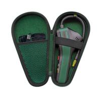 Woollo Borsa compatibile con pompa ad aria elettrica Bosch, mini compressore, EasyPump, portatile, custodia da viaggio, impermeabile, per EasyPump Triangolo nero/verde (solo borsa, senza pompa)