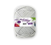 Woolly Hugs Rope - Filato per borse, 90 pezzi, colore: Grigio chiaro