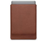 Woolnut Custodia in pelle e lana per MacBook Pro 13 e Air 13/13,6", marrone cognac