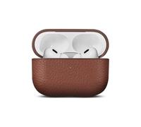 Woolnut Custodia in pelle per AirPods Pro 2a generazione - Marrone cognac