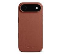 Woolnut Custodia in pelle per iPhone Air - Marrone - Pelle pieno fiore scandinava, compatibile con MagSafe, lati sottili in TPU, fodera in morbida microfibra, bordi rialzati per protezione dello