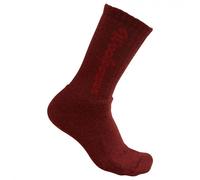 Woolpower - Kids Socks 400 Logo - Calze casual EU 32-35 rosso