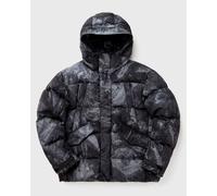 WOOLRICH BLACK LABEL - TIE DYE DOWN MID LENGTH PUFFA men Down & Puffer Jackets black in taglia:L