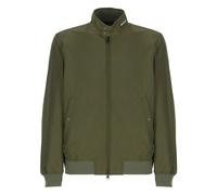 Woolrich - Bomber in Misto Cotone Verde - - Jackets - Uomo - Verde - L