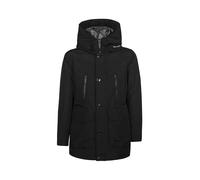 Woolrich, ,Jackets ,Uomo ,Nero ,S Cappotto Imbottito in Piuma d'Oca Nero con Cappuccio
