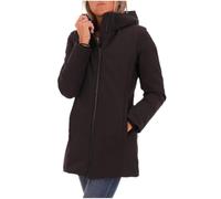 Woolrich John Rich & Bros. Parka Donna con Cappuccio, Nero, Zip Frontale | Vestibilità Slim, Lunghezza Media, Tasche Laterali, Cappuccio Imbottito, Stile Invernale