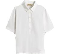 Woolrich John Rich & Bros. Polo Luxe in Misto Cotone e Modal Arctic White Tg L