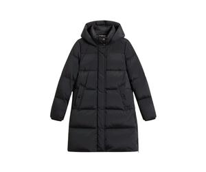 Woolrich - Long Kelly Down Jacket - - Coats - Donna - Nero - L