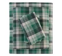 WOOLRICH Set di lenzuola in 100% flanella di cotone, calde e morbide, con tasca elastica da 35,6 cm, stile di vita per cabina, per la stagione fredda, set di biancheria da letto confortevole, federa