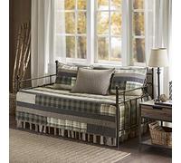 Woolrich Set trapunta copriletto biancheria da letto, cotone, tinta unita invernale, marrone, 190,5 x 99,1 cm
