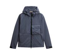 Woolrich - Shiny Nylon Hooded Jacket - - Jackets - Uomo - Blu - XL