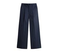 Woolrich, ,Trousers ,Donna ,Blu ,W28 Pantaloni Chino a Gamba Larga