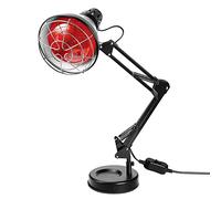 WOOLUCK Lampada a infrarossi, 150 W, radiatore di calore a infrarossi, luce rossa, set di lampade termiche a raggi infrarossi
