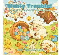 Wooly Trouble!: Funny Easter kawaii coloring pages for kids and adults