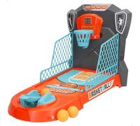 WOOMAX ColorBaby 47821 CB Games Mini Cestino da Basket per Bambini, Gioco da Tavolo, Basket elettronico, con marcatore e Lanciatore, 3 Livelli, Controllo del Tempo, Include 3 Palle, Set di mirino