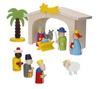 Woomax Figura Wooden Navity Scene 11 Pezzi