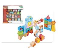 WOOMAX Set costruzione legno castello 32 pezzi