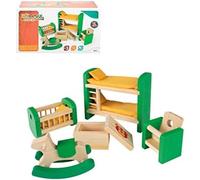 WOOMAX - Set di mobili casa delle Bambole in Legno Stanza dei Bambini (46470)