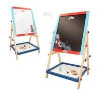 WOOMAX Spidey 48757 - Lavagna da cavalletto per bambini, 2 in 1, con lavagna a gesso e lavagna bianca tutto in uno, regali per ragazzi e ragazze
