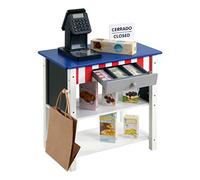 Giocattolo in legno del supermercato Woomax con accessori