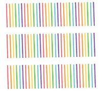 WOONEKY 1 Confezione Colorati Legno per Progetti Creativi Fiammiferi Multicolori per Attività Didattiche e per Modellismo